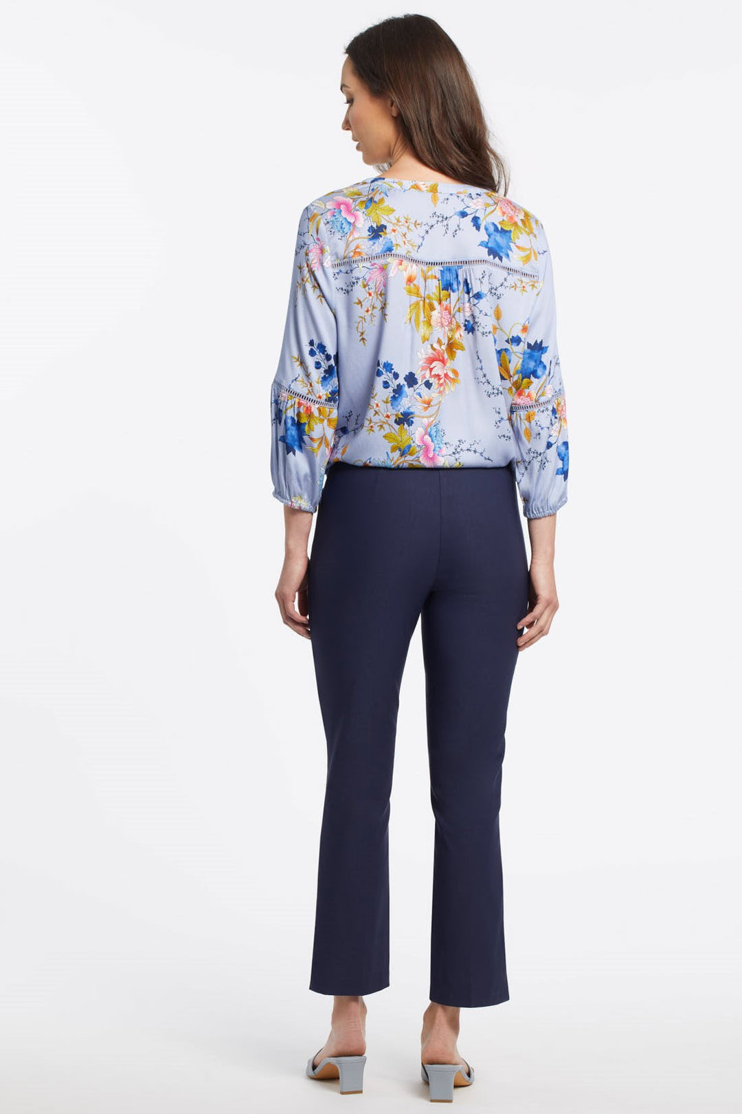 DEEP BLUE FLATTEN IT ANKLE PANT