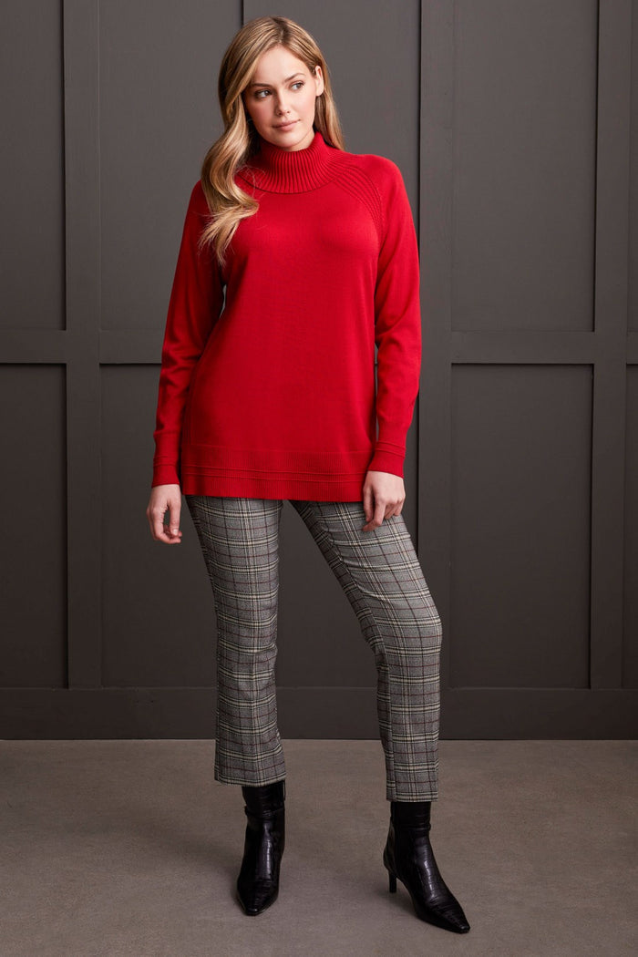SCARLET COWL NECK SWEATER