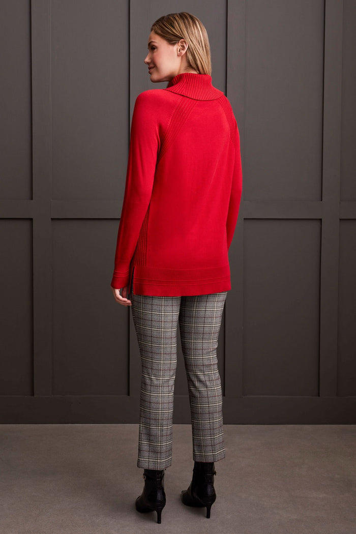 SCARLET COWL NECK SWEATER