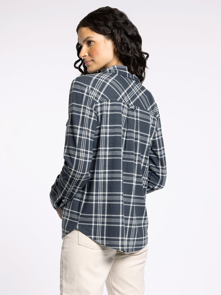 CASSIAN CHARCOAL & IVORY SHIRT