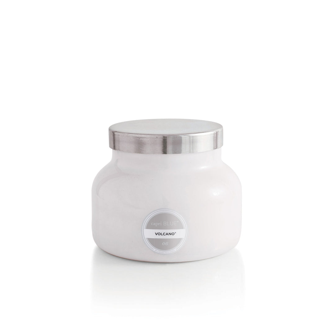 VOLCANO 19 OZ SIGNATURE WHITE CANDLE