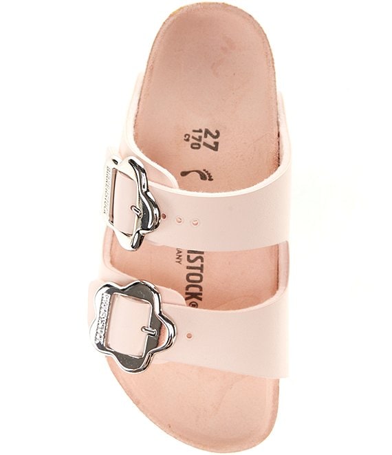 KIDS ARIZONA LIGHT ROSE FLOWER BUCKLE SANDAL