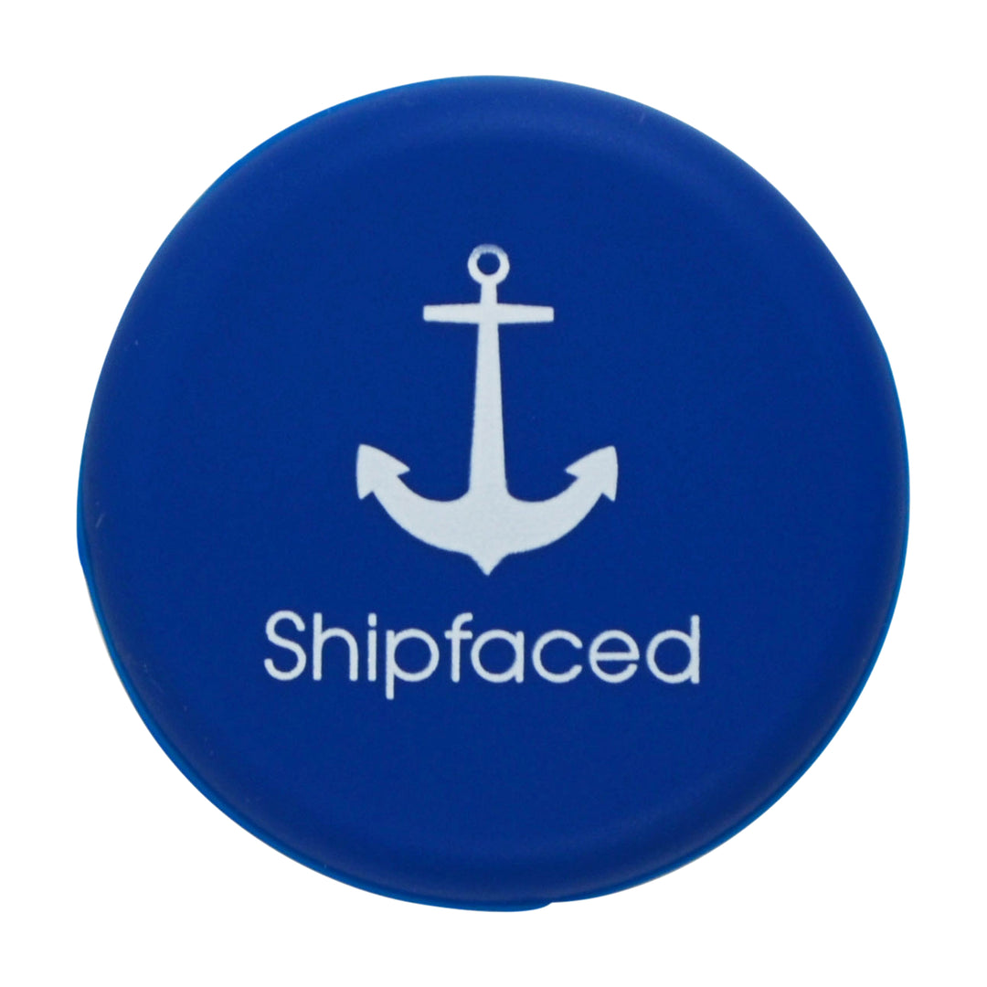 SHIPFACED NAVY WINE CAP