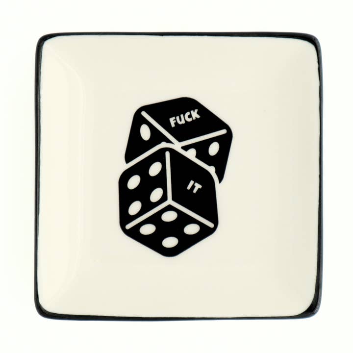 F*CK IT DICE TRINKET TRAY