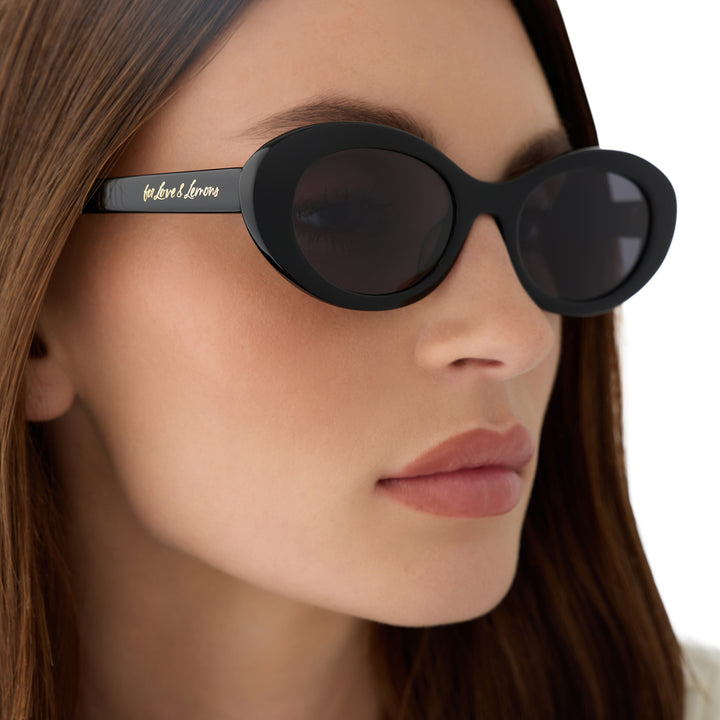 SABRINA BLACK POLARIZED SUNGLASSES