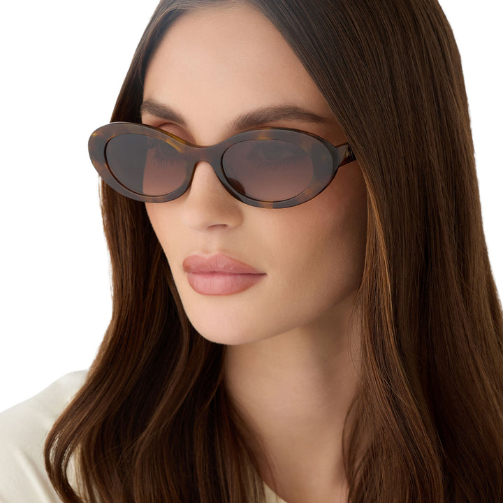 SABRINA HONEY TORTOISE BROWN POLARIZED SUNGLASSES
