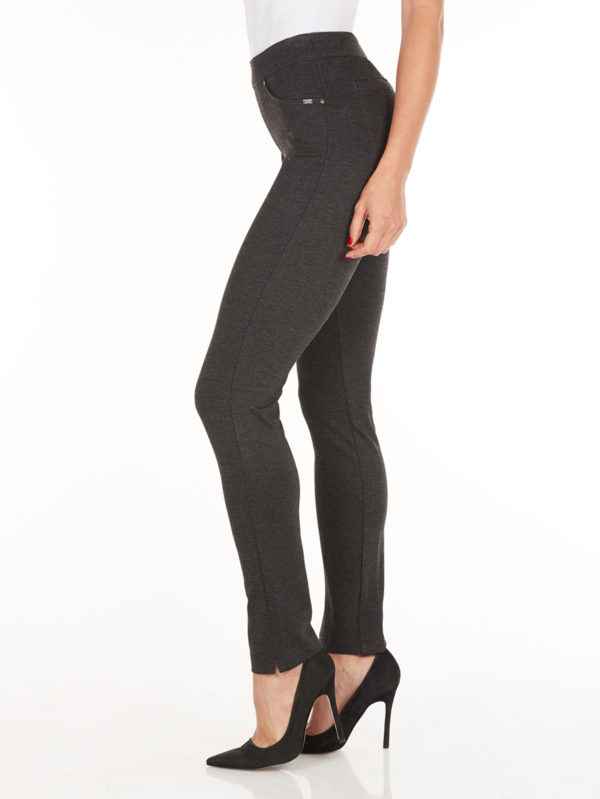 Charcoal Pull On Ponte Pant By French Dressing
