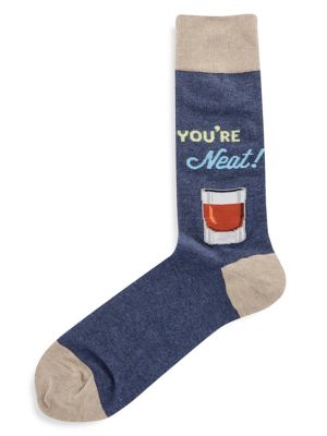 MEN'S YOU'RE NEAT DENIM HEATHER SOCKS