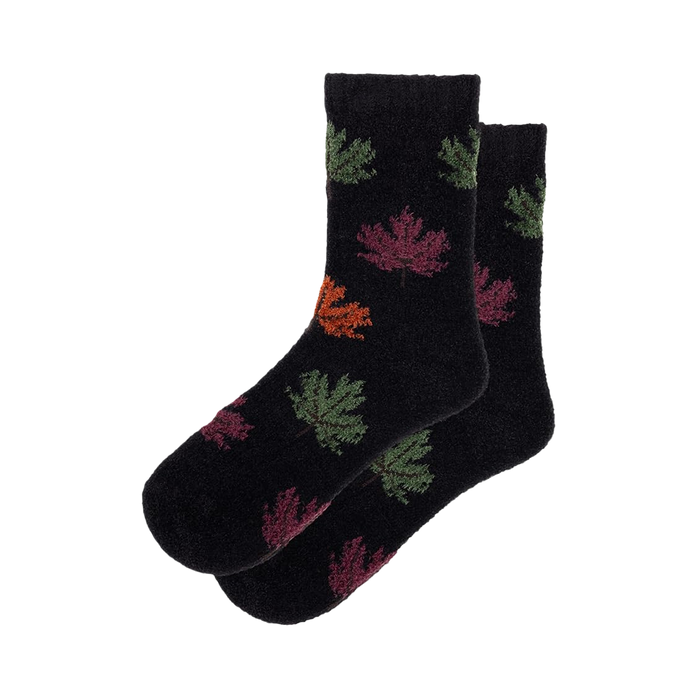 FALL LEAVES BOOT CREW SOCKS
