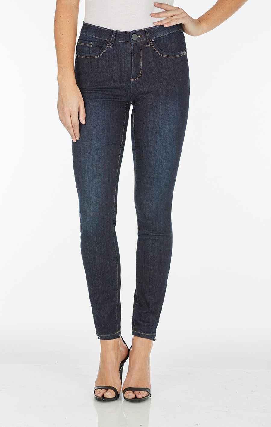 Olivia Slim Leg In Twilight Cool Max Denim