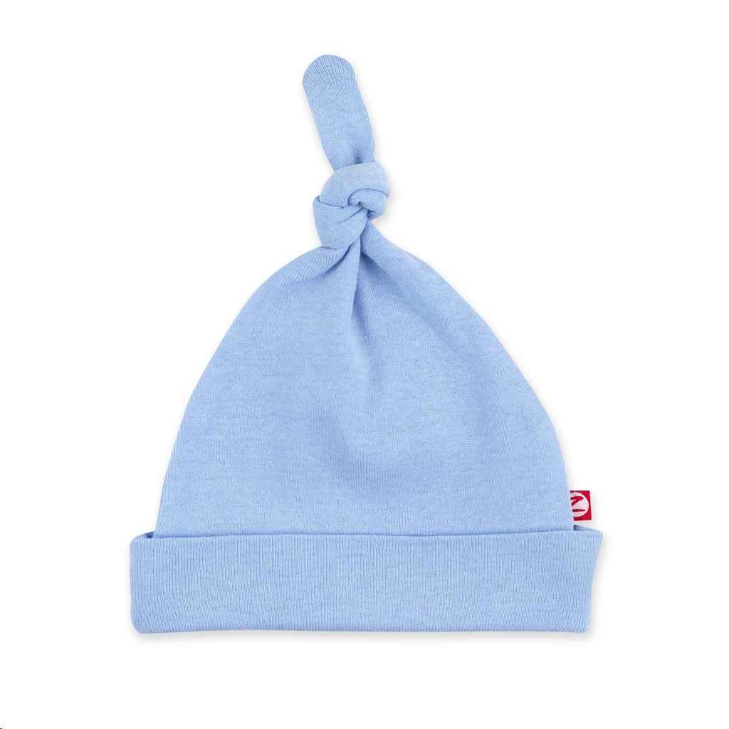 LIGHT BLUE KNOT HAT