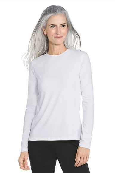 White Morada Everyday Long Sleeve Tee
