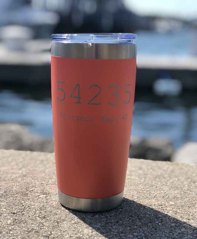 54235 STURGEON BAY 20oz CORAL TUMBLER