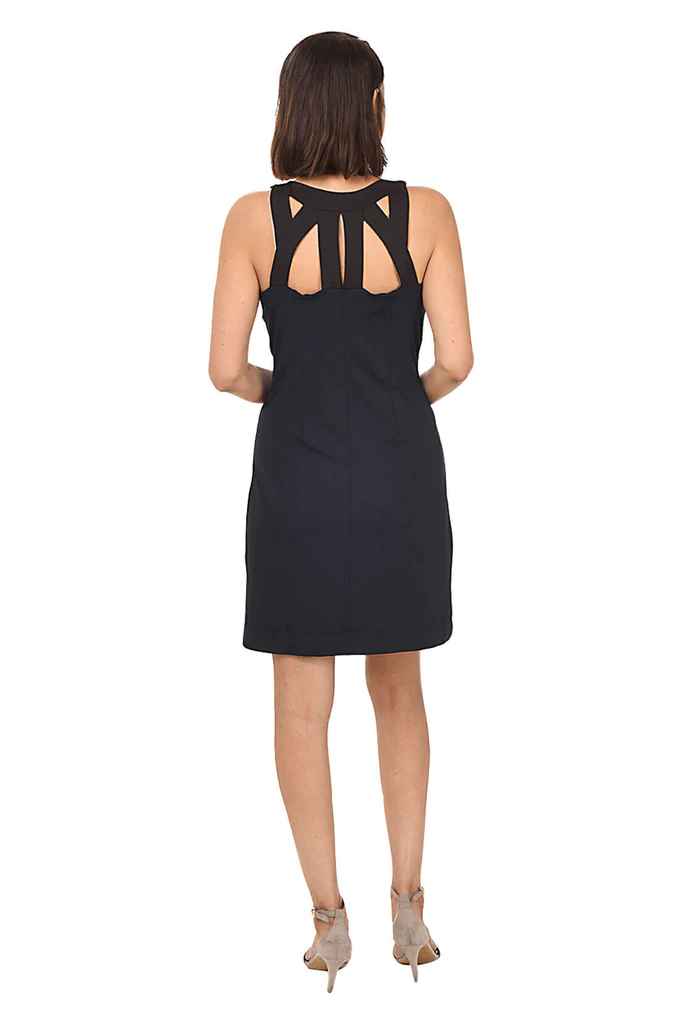 Coco Sheath Dress With Back  Detail
