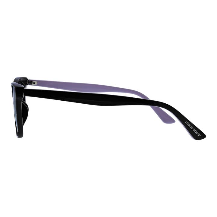 BLACK BLUE SHORE POLARIZED SUNGLASSES