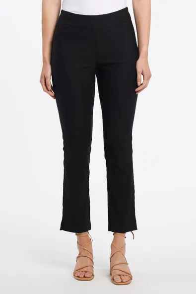 BLACK FLATTEN IT ANKLE PANT
