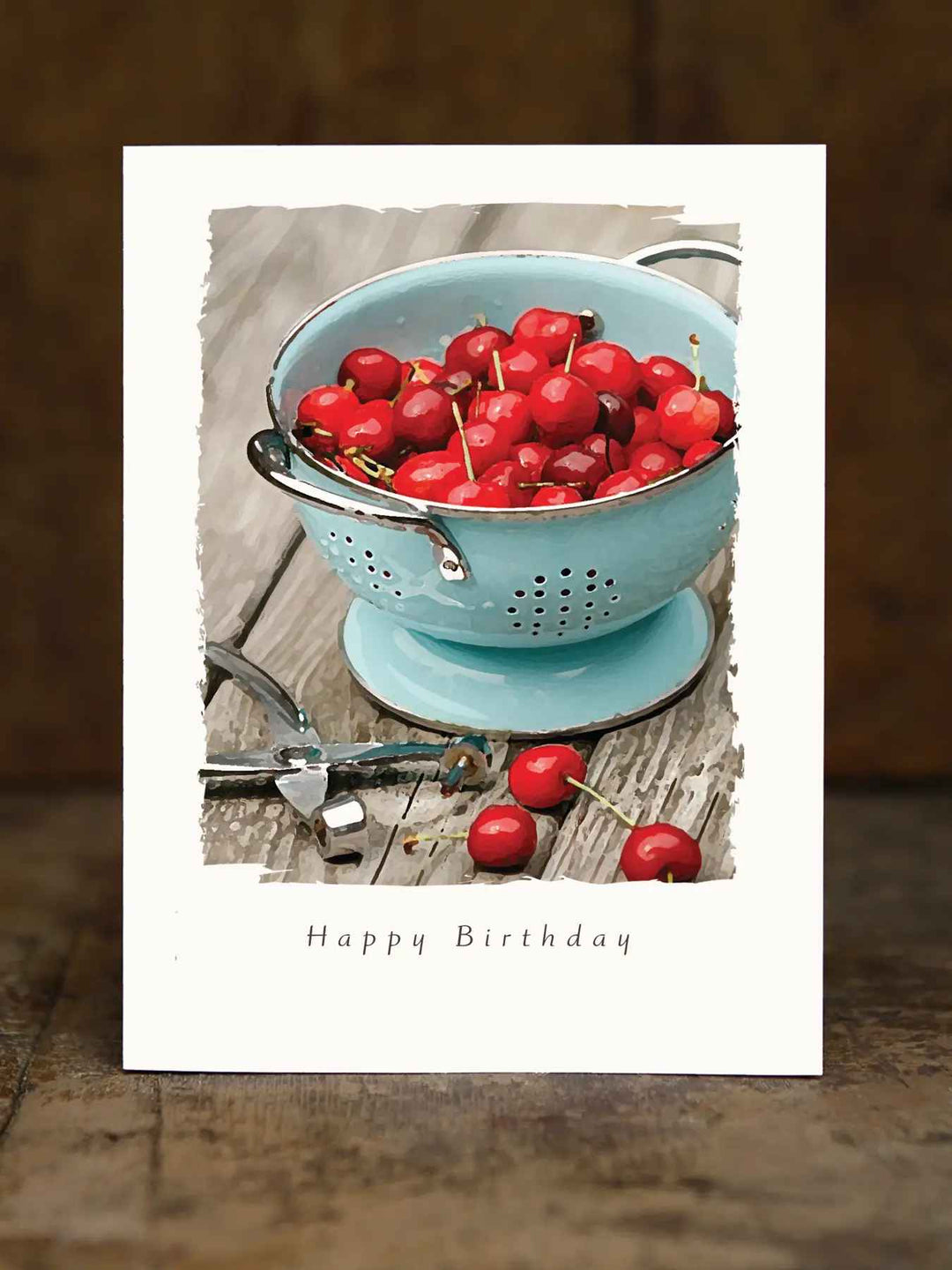 BOWL FULL OF CHERRIES CARD