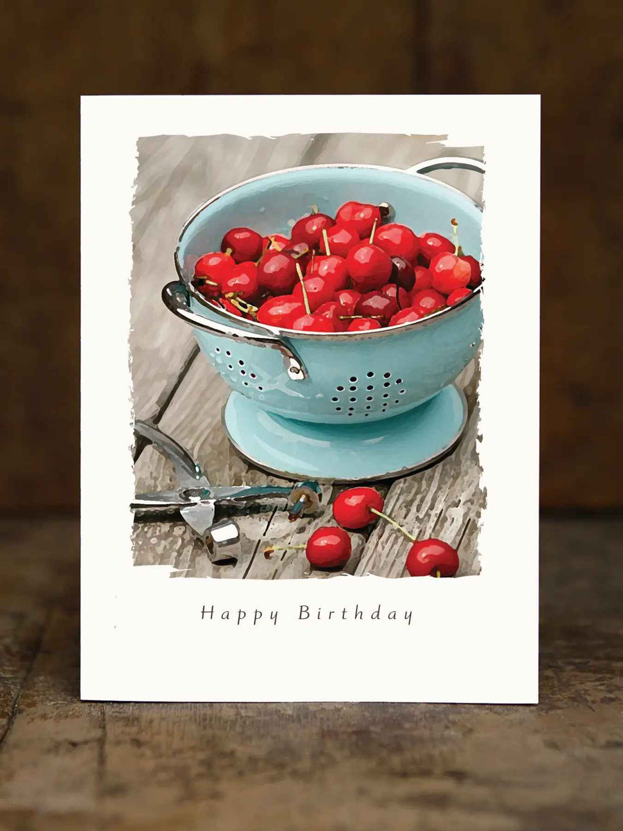 BOWL FULL OF CHERRIES CARD
