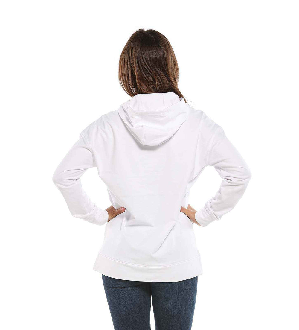 WHITE SIDEKICK HOODIE
