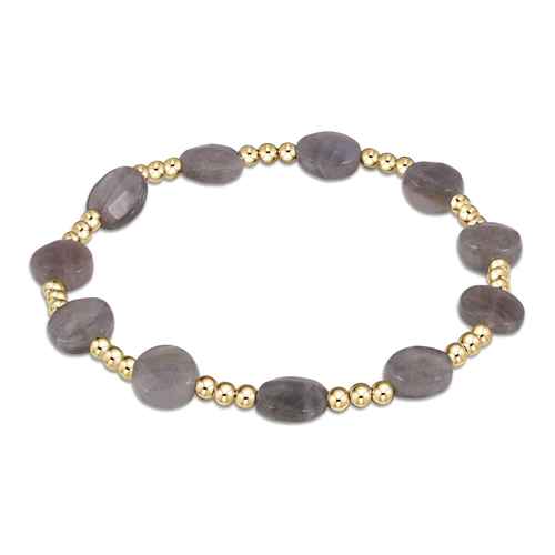 Labradorite Admire Gold 3mm Bead Bracelet