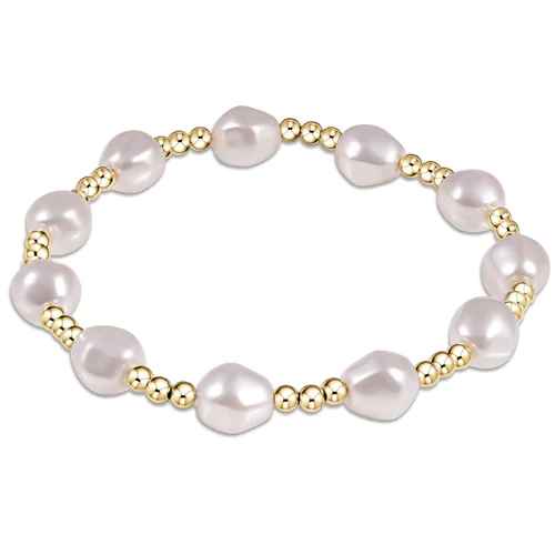 Pearl Admire Gold 3mm Bead Bracelet