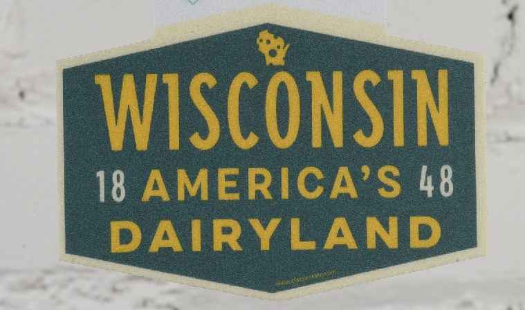 WISCONSIN DAIRYLAND STICKER