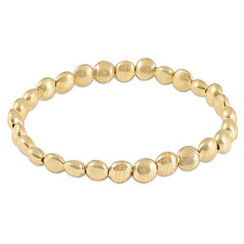 Honesty Gold 6mm Bead Bracelet