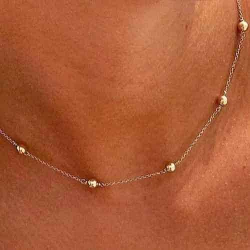17" Choker Simplicity Chain - Classic 4mm Gold
