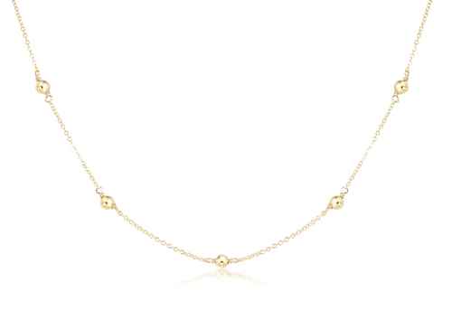17" Choker Simplicity Chain - Classic 4mm Gold
