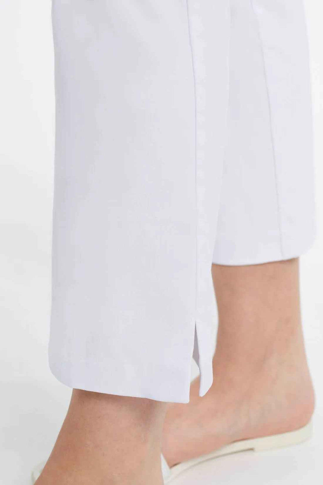 WHITE FLATTEN IT ANKLE PANT