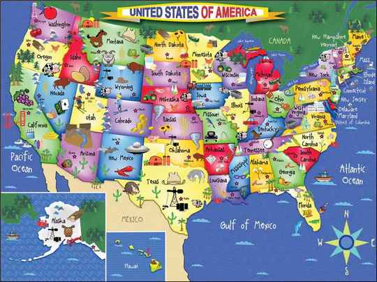 USA MAP PUZZLE