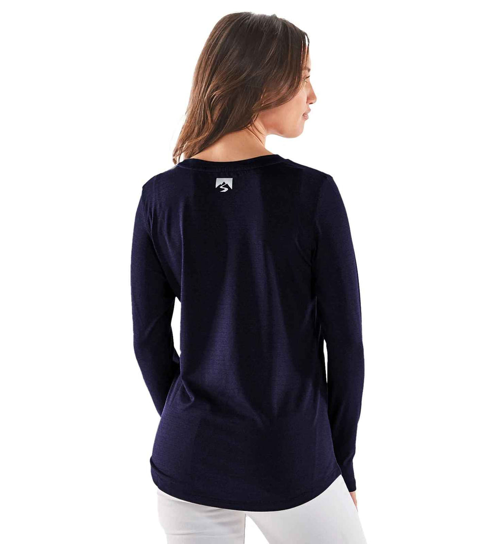 THE SIGHTSEER NAVY ACTIVE TOP
