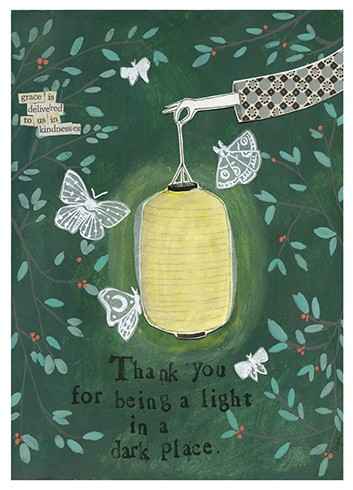 LIGHT IN THE DARK CARD