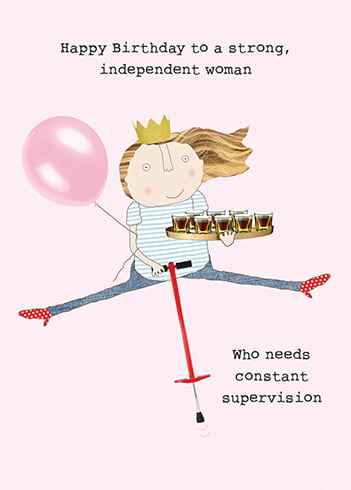 SUPERVISION GIRL CARD