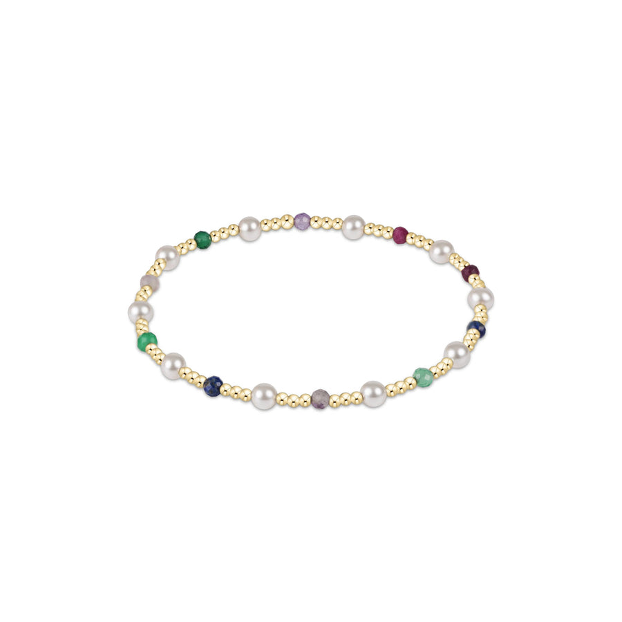 HOT MESS FW25 PEARL SINCERITY 4MM BEAD BRACELET
