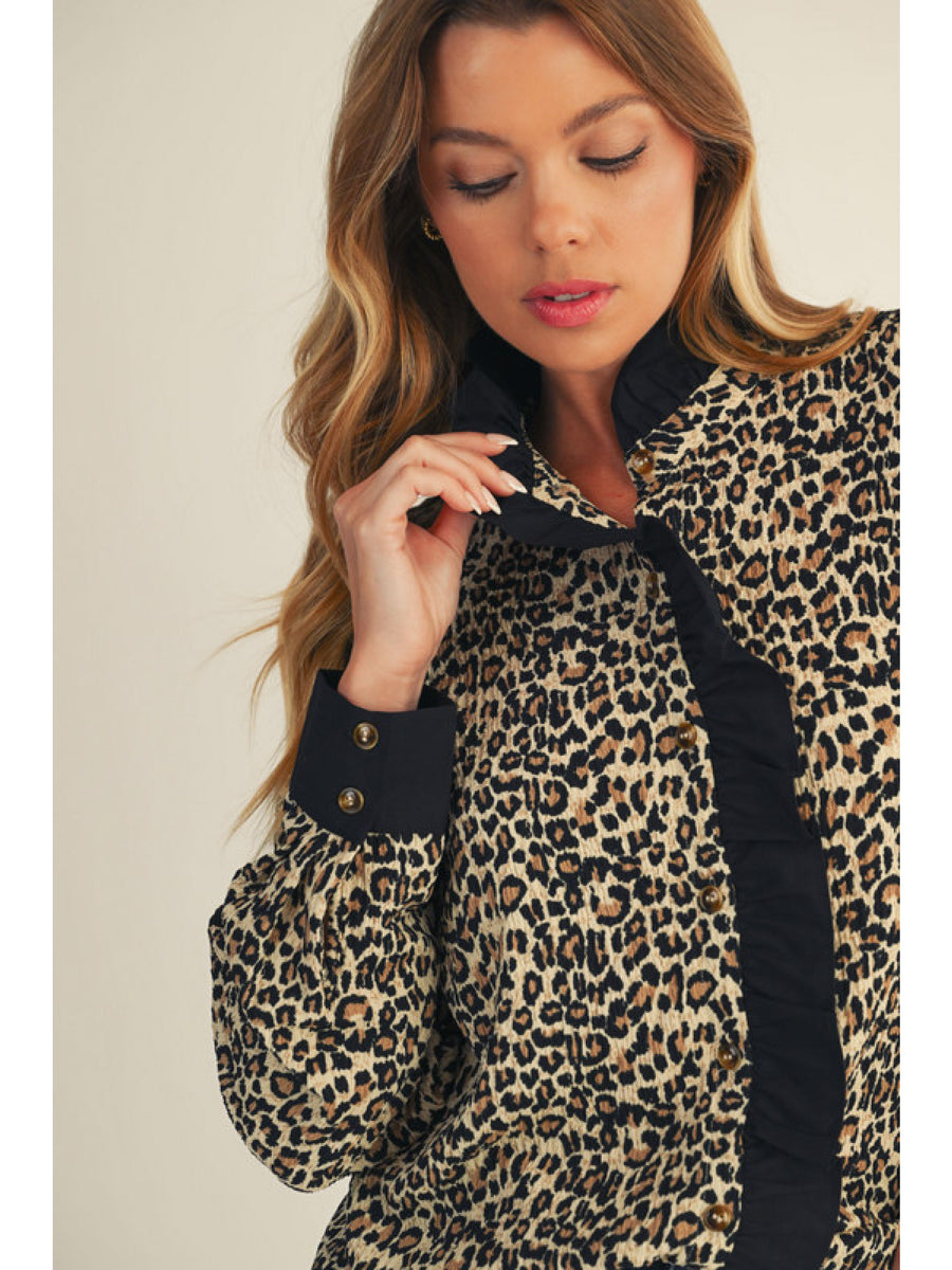 HOPE LEOPARD PRINT SHIRT
