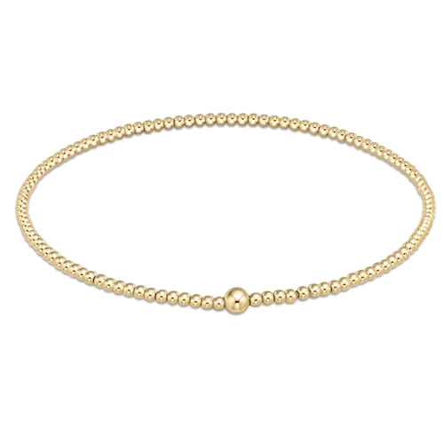 CLASSIC GOLD 2MM BEAD BANGLE
