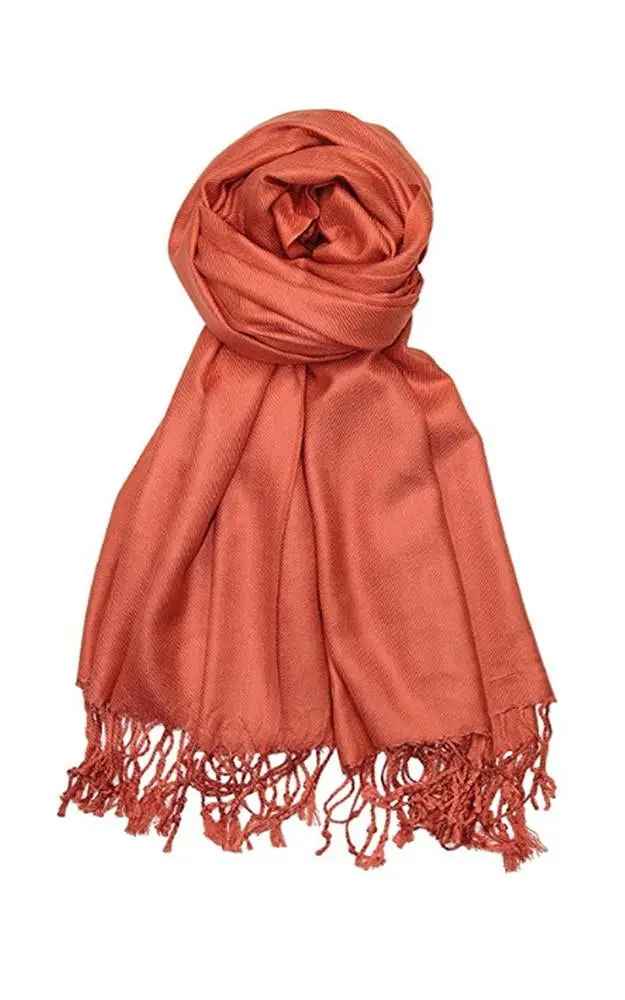 RUST PASHMINA SHAWL