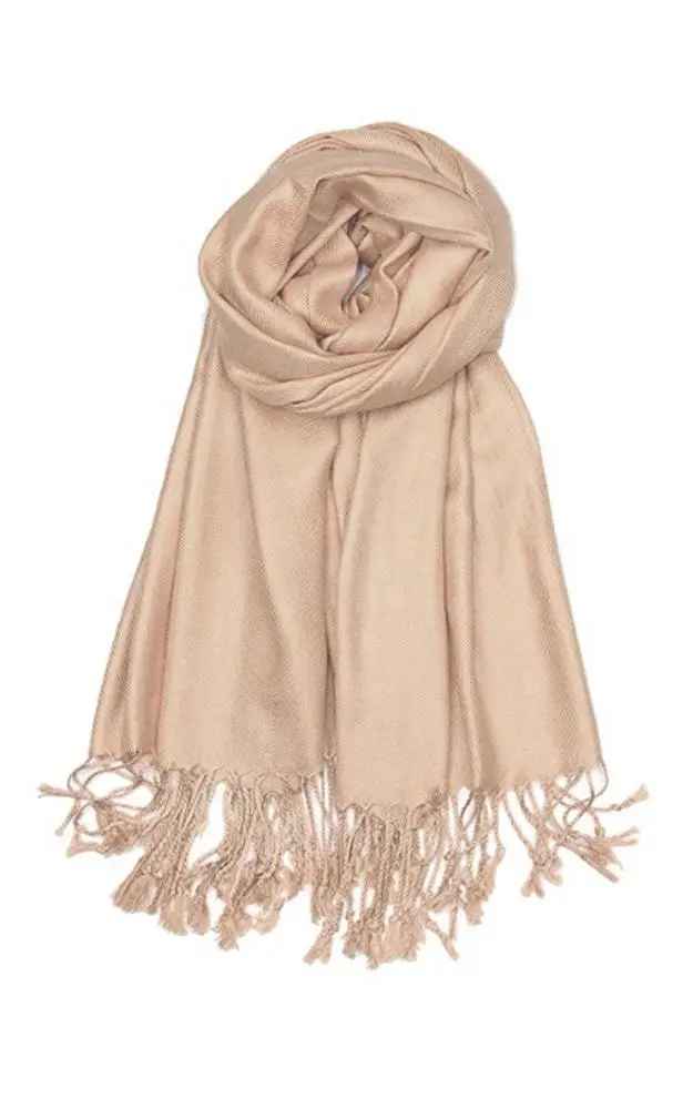 BEIGE PASHMINA SHAWL
