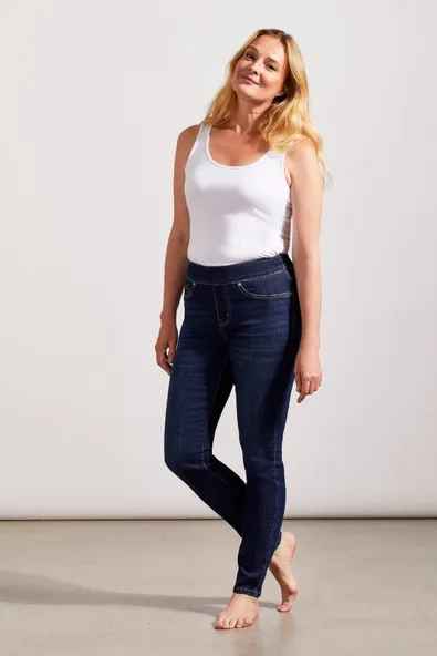 Audrey Deep Ocean Pull On Jean
