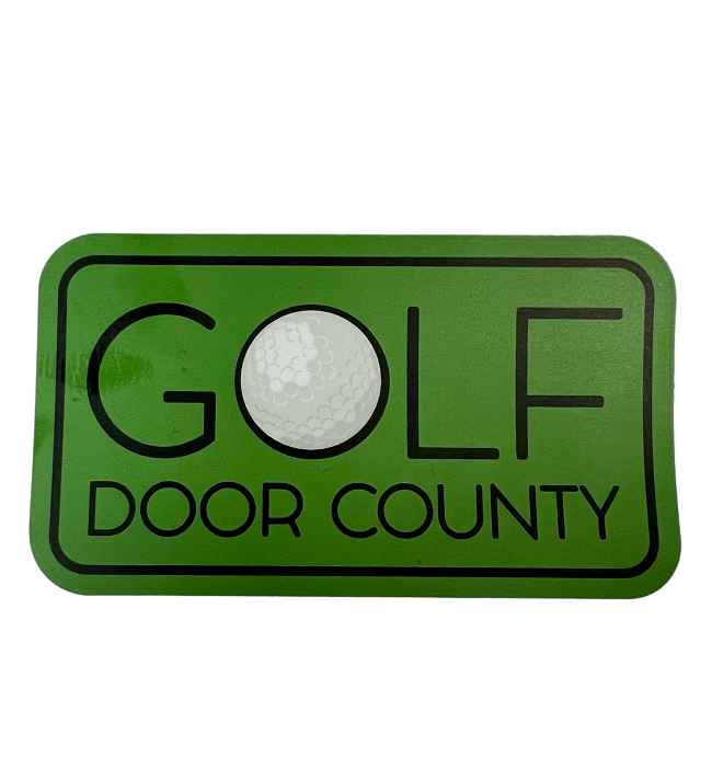 GOLF DOOR COUNTY STICKER