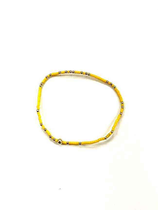 Golden Yellow Game Day Hope Unwritten Bracelet