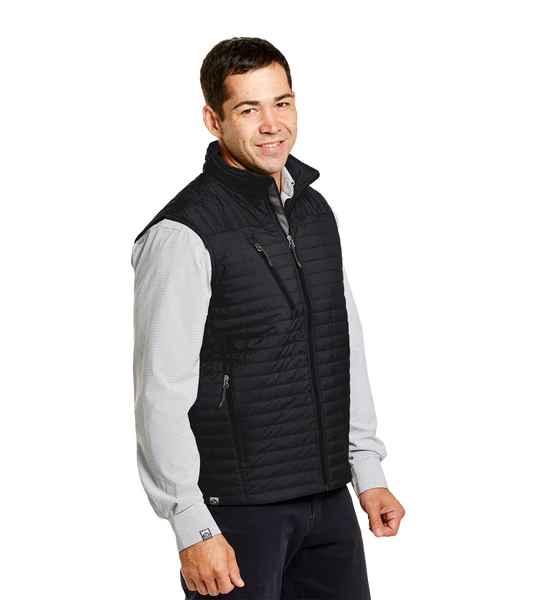 MEN'S BLACK FRONT RUNNER VEST – Wilkins & Olander