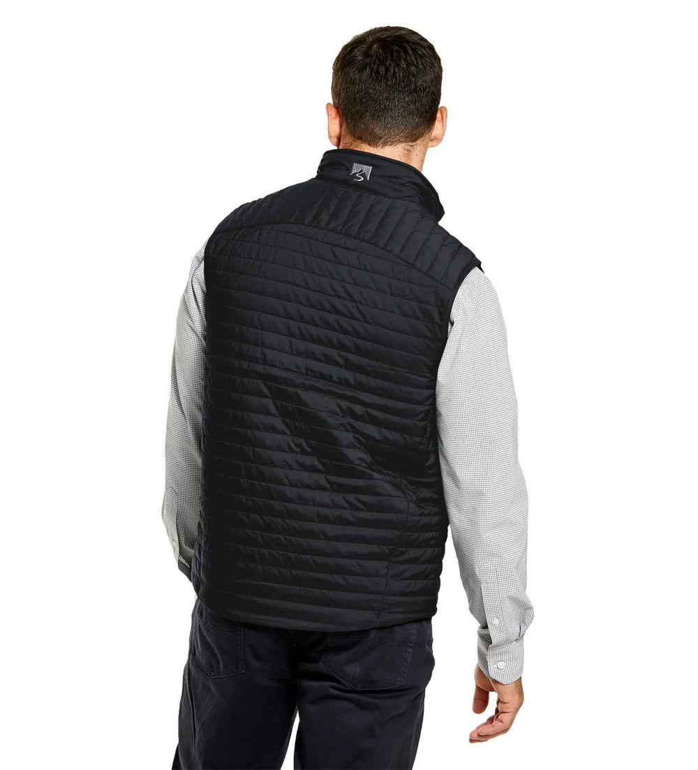 MEN'S BLACK FRONT RUNNER VEST
