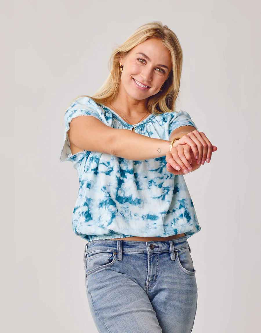 LILY HYDRO TIE DYE TOP