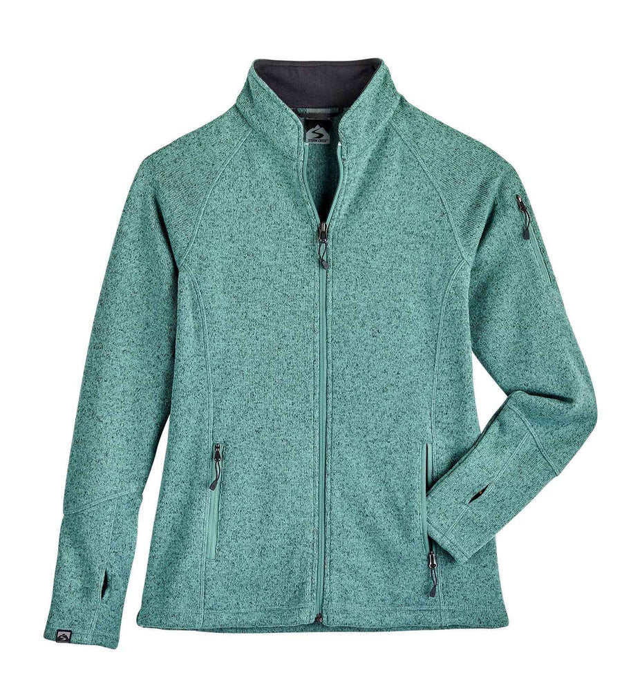 Meadow Green Over-Achiever Sweaterfleece Jacket
