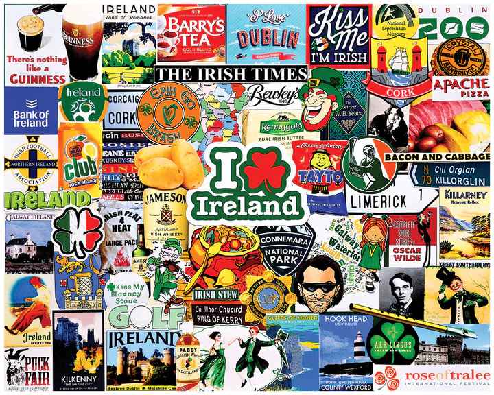 I Love Ireland 1000 Piece Puzzle