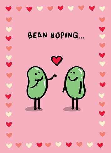 BEAN HOPING CARD