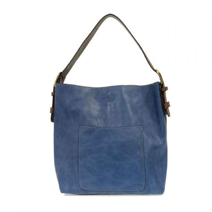 Celestial Blue Hobo Bag With Coffee Handle