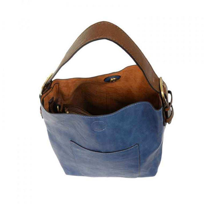 Celestial Blue Hobo Bag With Coffee Handle